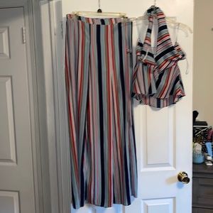 2pc halter pants set